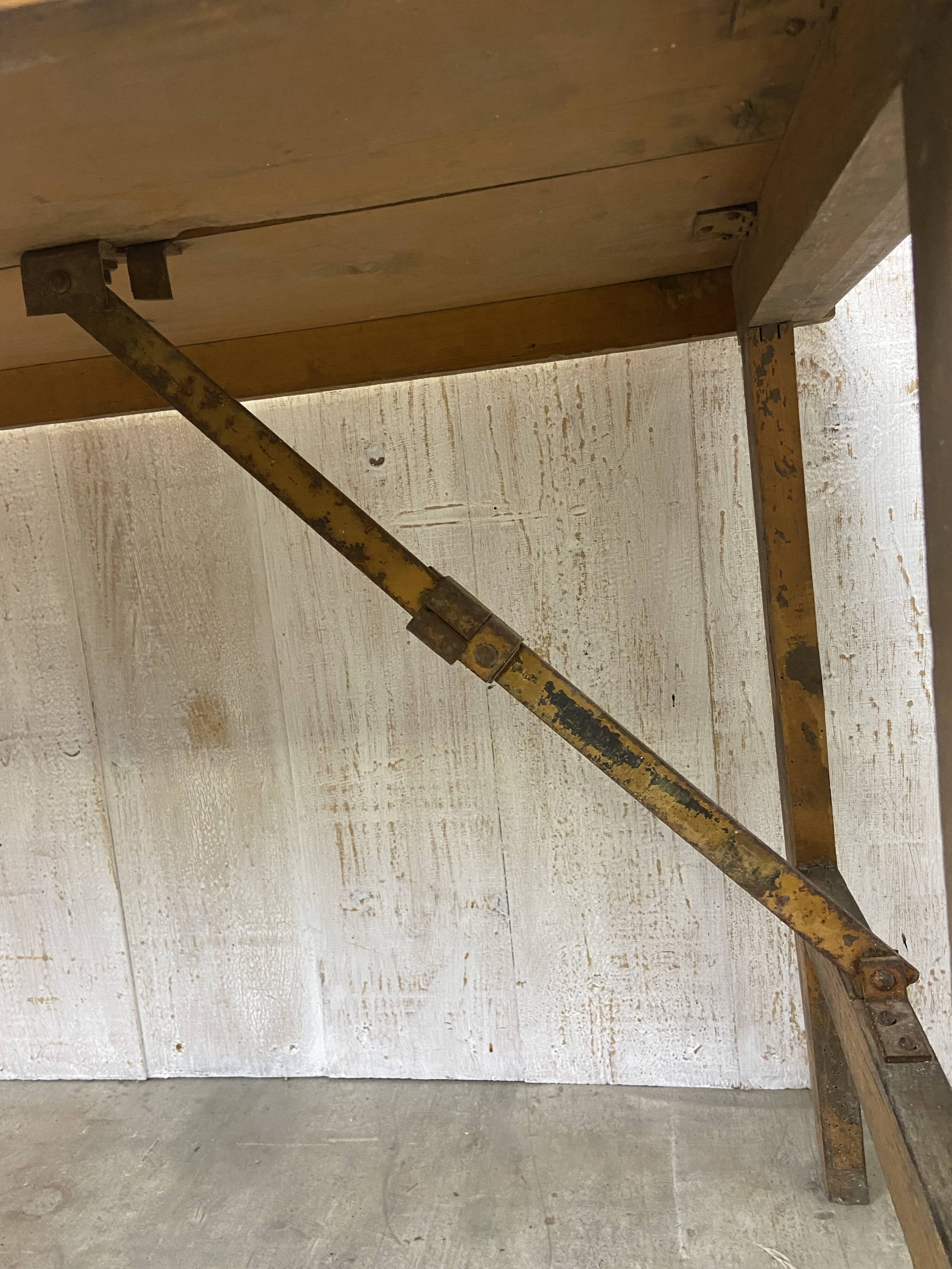 Vintage workshop table