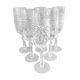 Six-champagne champagne flute set from Lorraine