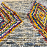 Tapis berbère coloré