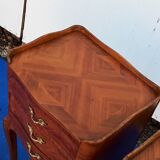 Pair of rosewood bedside tables