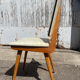 Lot de 4 chaises 1950 revêtement skaï