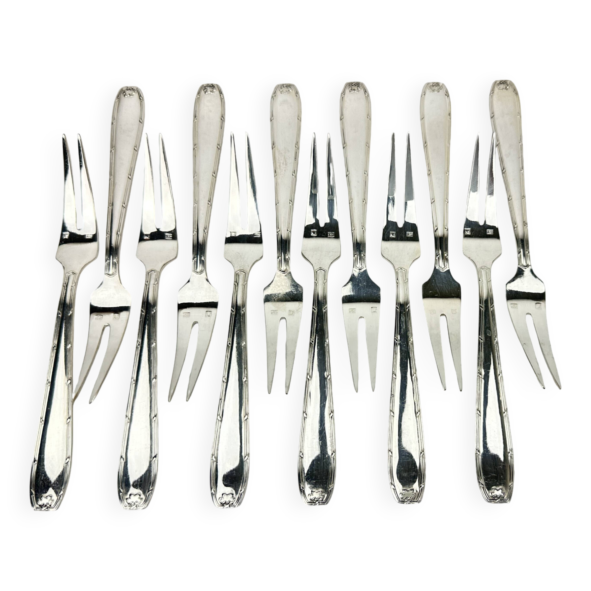 Set of 12 Saint Médard Snail Forks