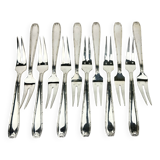 Set of 12 Saint Médard Snail Forks