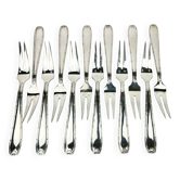 Set of 12 Saint Médard Snail Forks