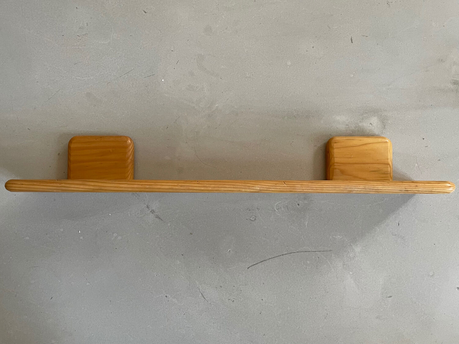 Wooden wall shelf