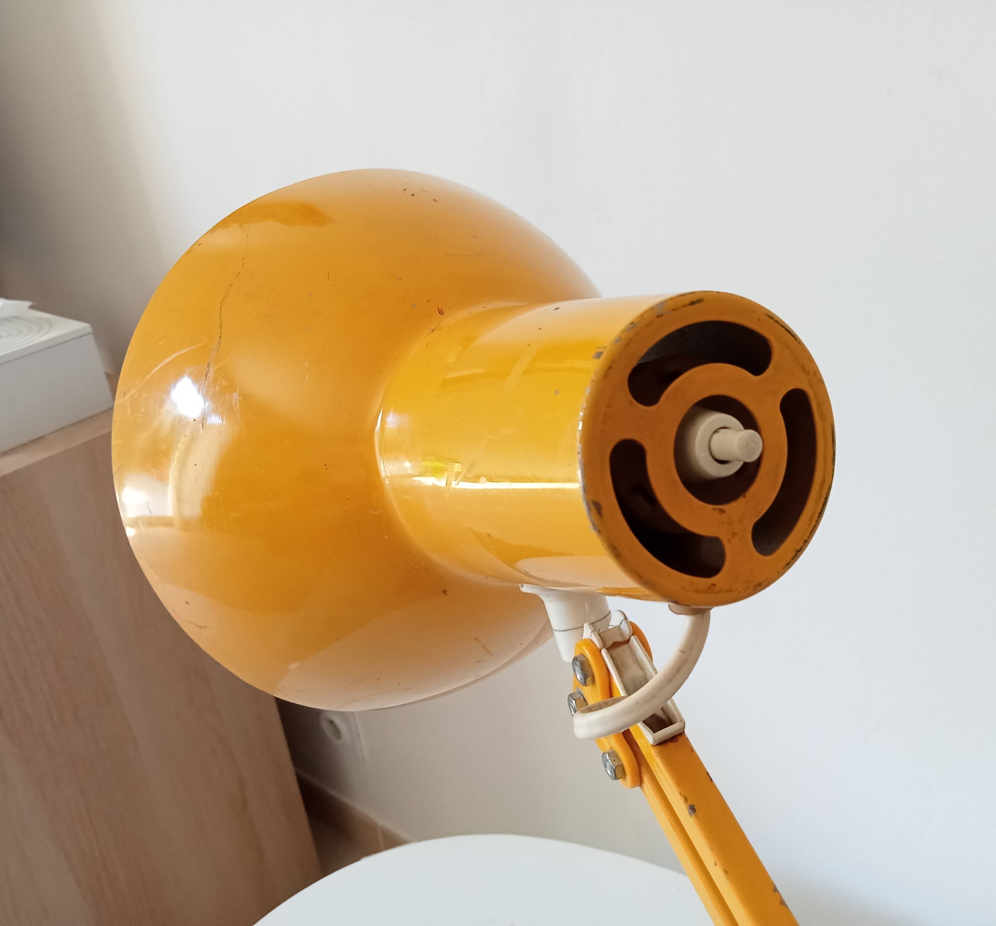 Vintage architect's lamp HCF Denmark 1970s