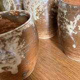 Terracotta and gray orangeade service