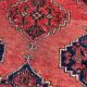 Old Afghan Turkmen carpet 85x148 cm