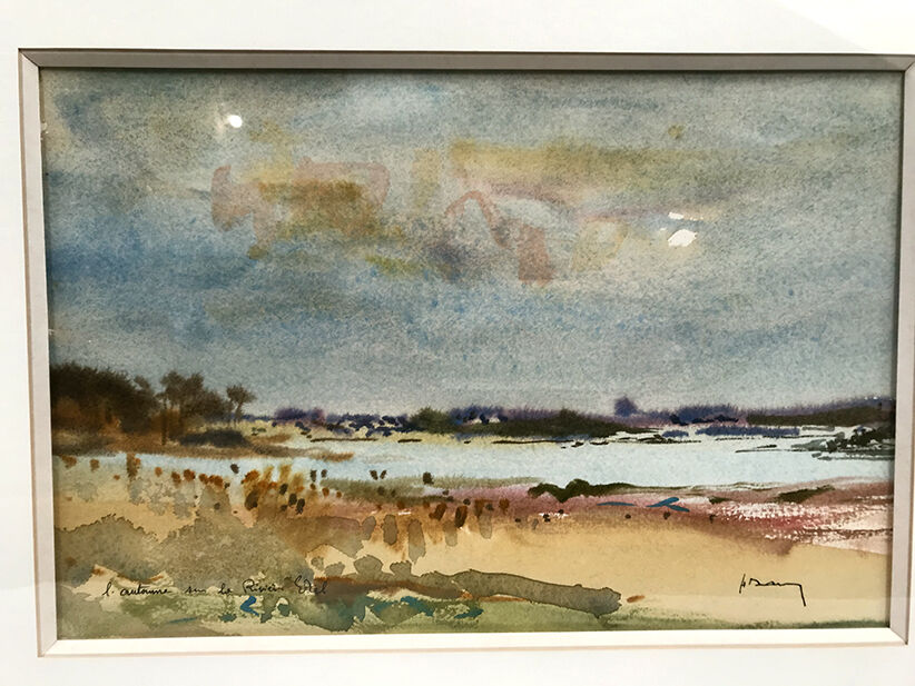 Watercolor by Henri Davy