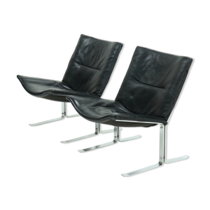 set de 2 chaises lounges