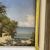 Painting on the azure side