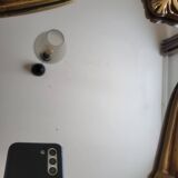 Vintage gilded wooden mirror