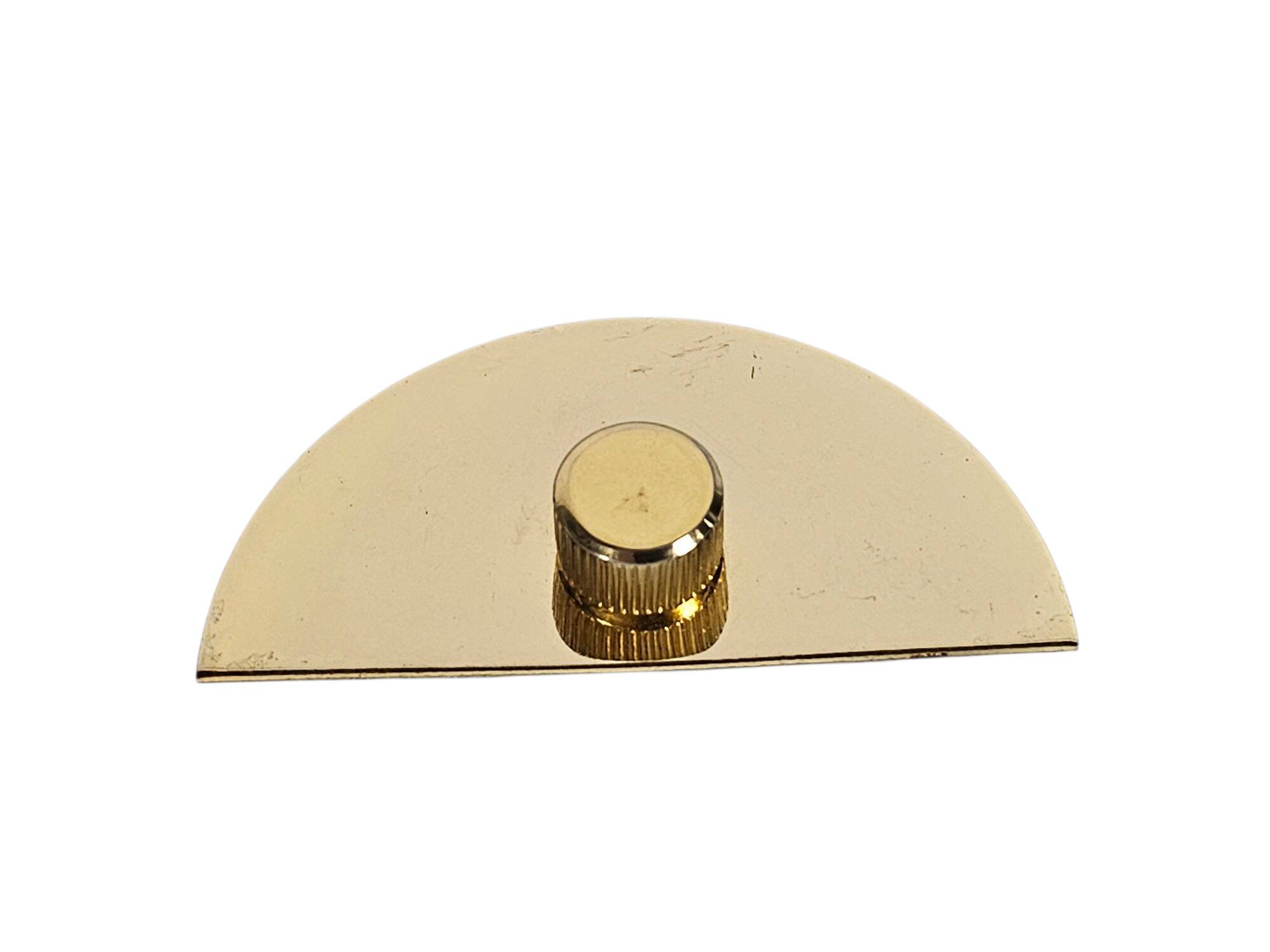 Happy Light - 'Waaier' - wandlamp - geperst glas - metaal - 90's