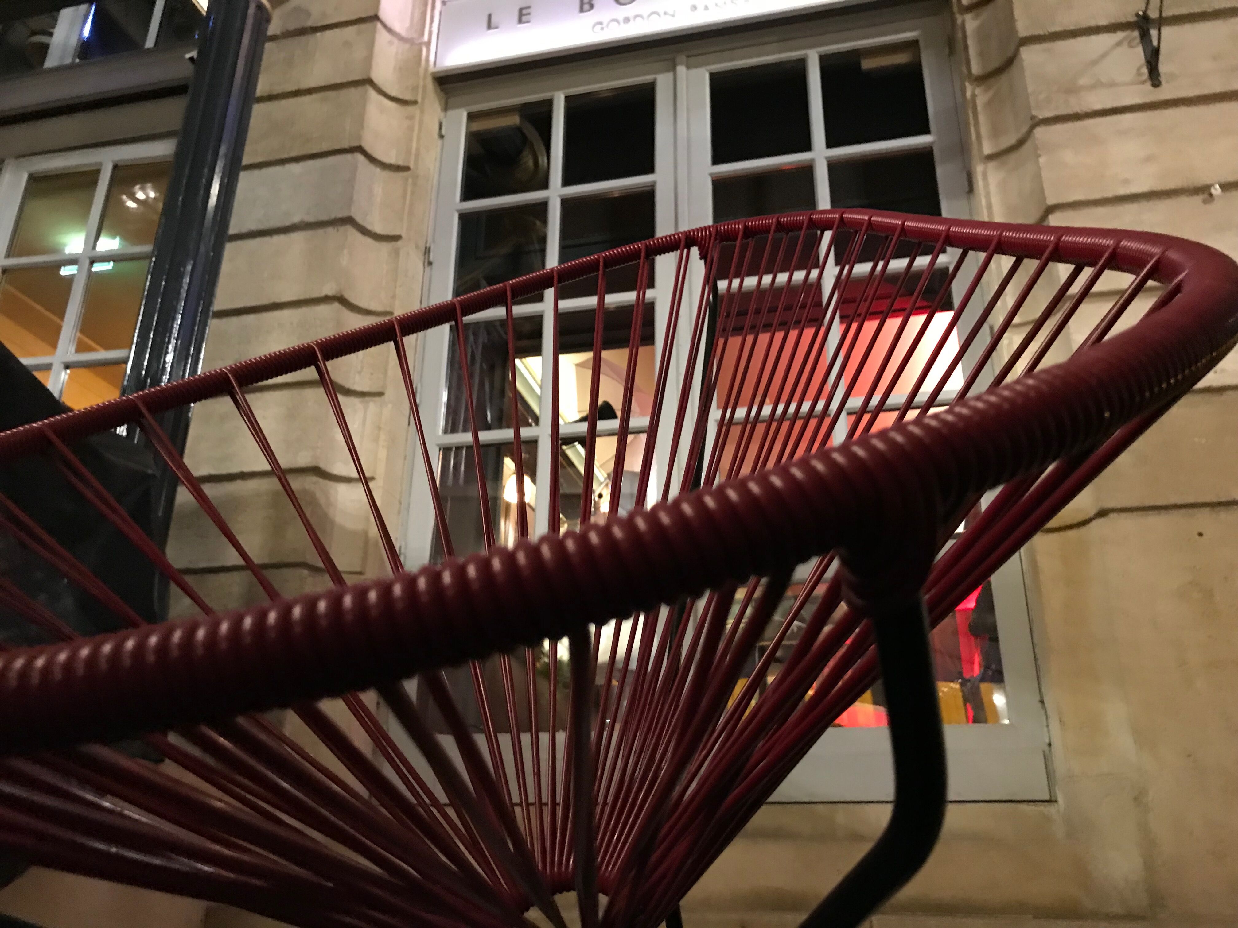 Acapulco bordeaux armchair