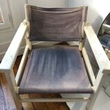 Pair of safari armchairs