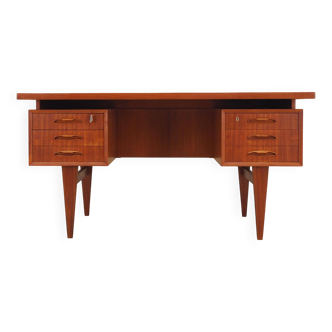 Teak desk, Danish design, 1970s, production: Denmark