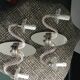 Paire d 'appliques en miroir biseauté