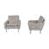 Set of 2 lounge chairs by Hans Kaufeld 1970