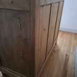 Old Parisian sideboard in raw wood