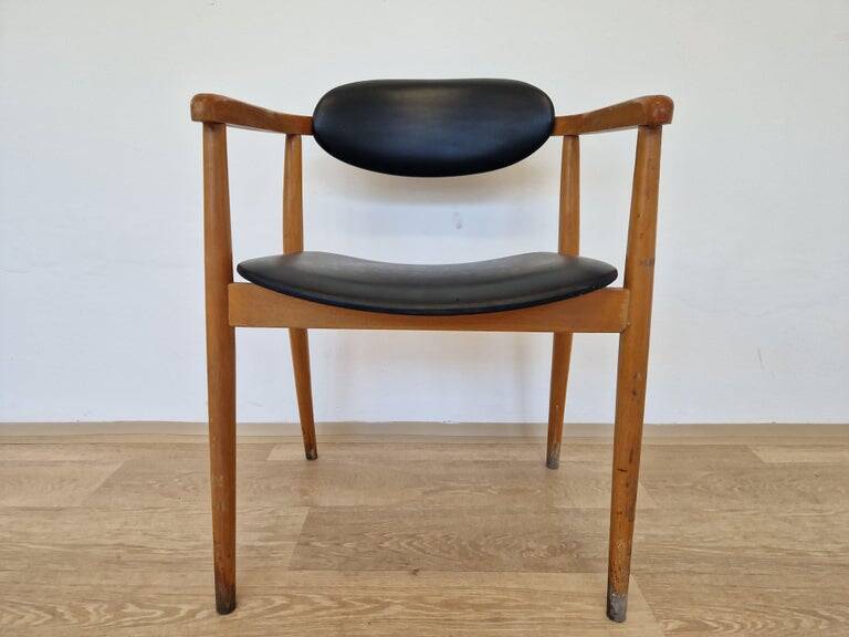 Midcentury Chair TON designed by Antonin Suman, Scandinavian Style, 1960s