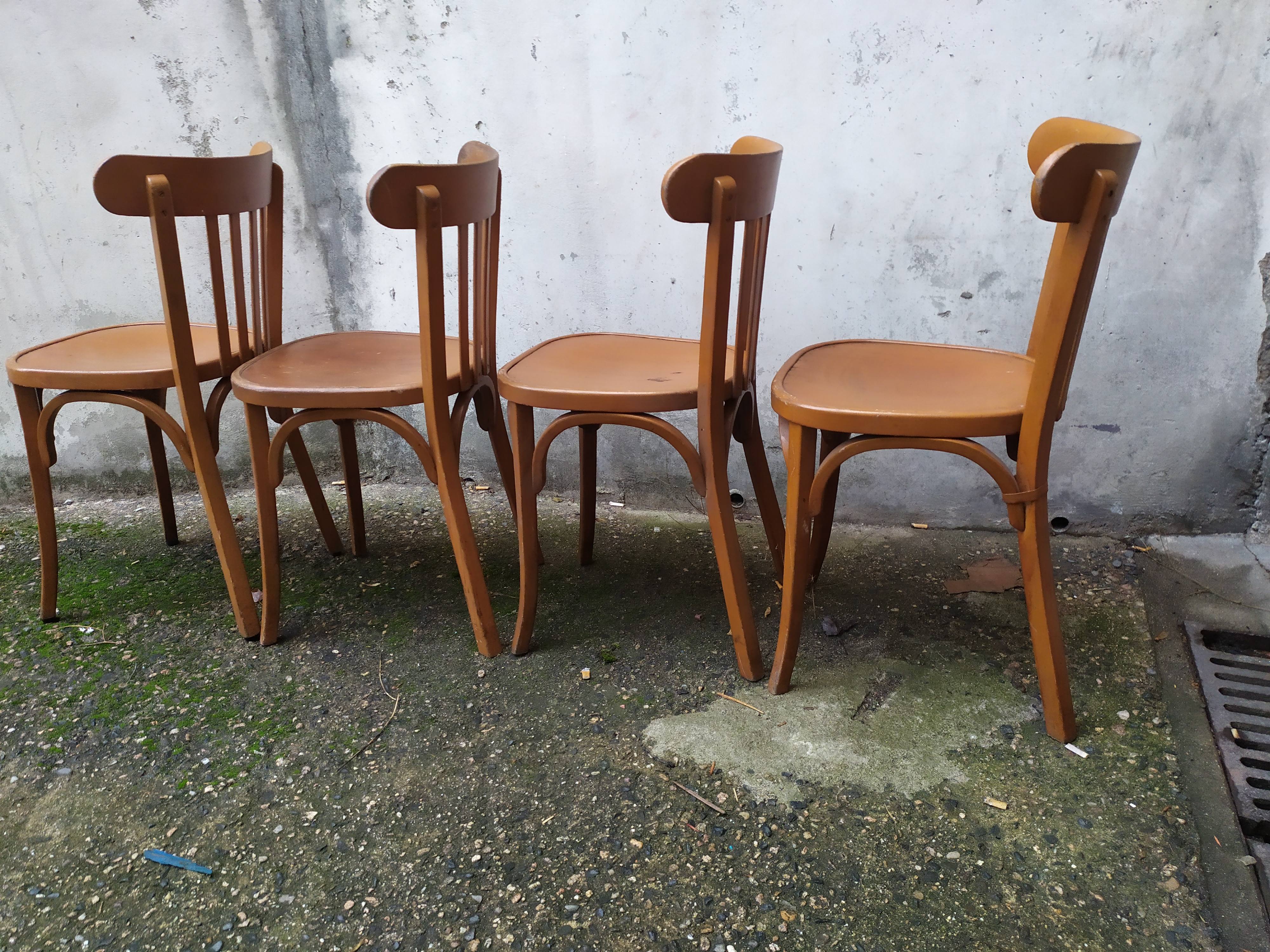 4 bistro chairs