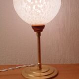 Art Deco opaline table lamp