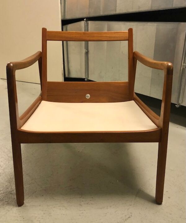Fauteuil En Teck danois Du milieu Du Siècle Par Ole Wanscher Fd-109