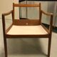 Fauteuil en teck danois du milieu du siècle par Ole Wanscher FD-109