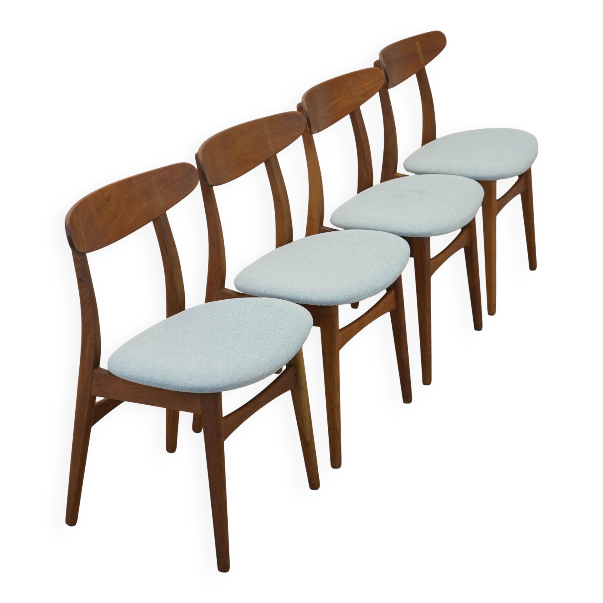 Set of four chairs CH30, Danish design, 1960s, designer: Hans J. Wegner