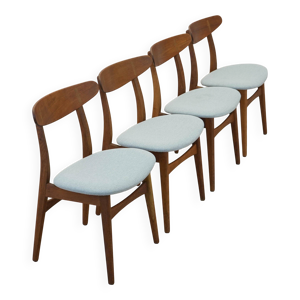 4 chaises danoises CH30,