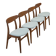 Set of four chairs CH30, Danish design, 1960s, designer: Hans J. Wegner