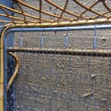 Bed rattan basket bench