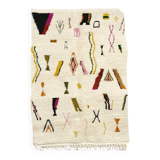 Beni Ouarain Berber Rug • Colorful Abstract Patterns