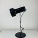 Lampe de bureau spot noir années 60, vintage