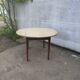 Table ronde rabattable