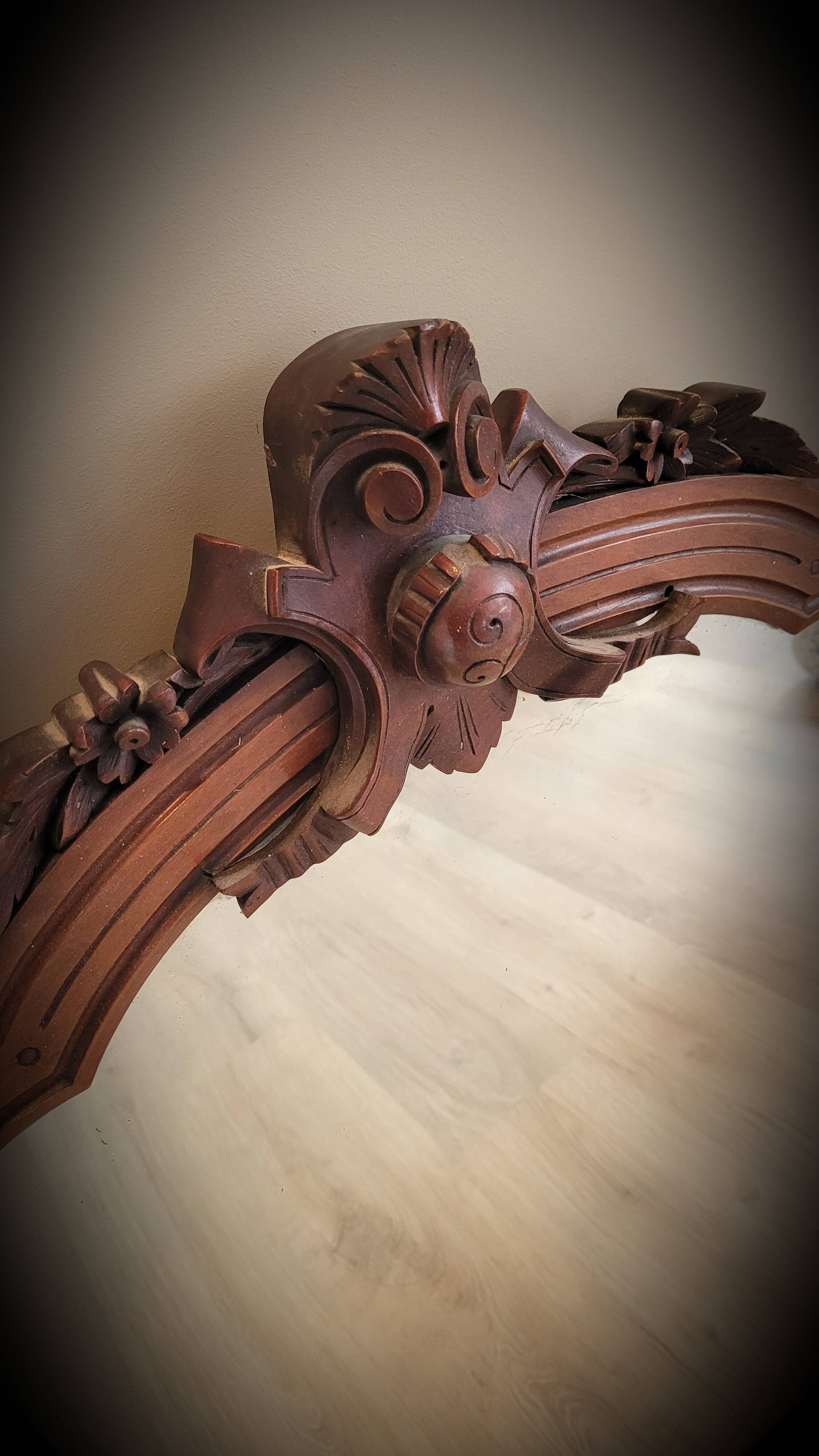 62x92 wooden totem mirror