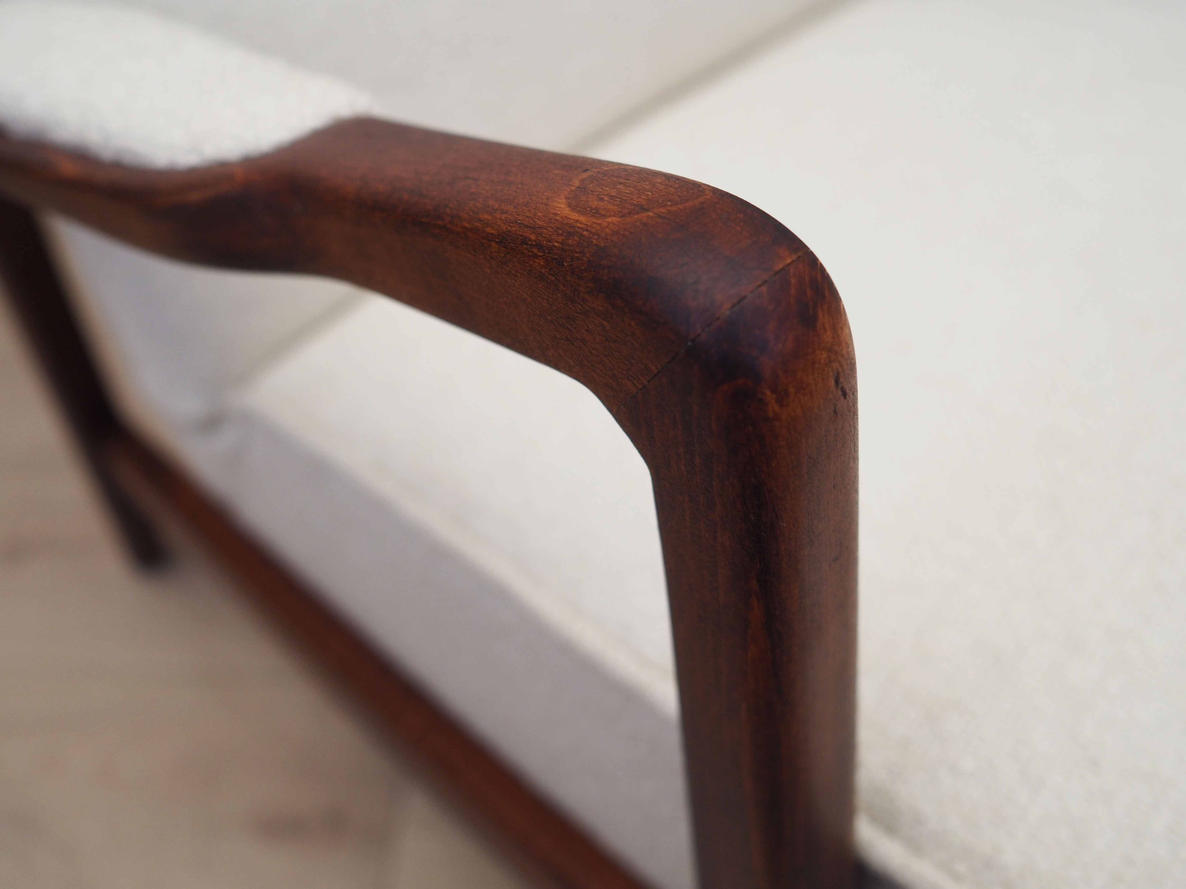 Beech armchair, Scandinavian design, 1960s, designer Folke Ohlsson, manufacturer DUX