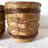 Rattan pot holders