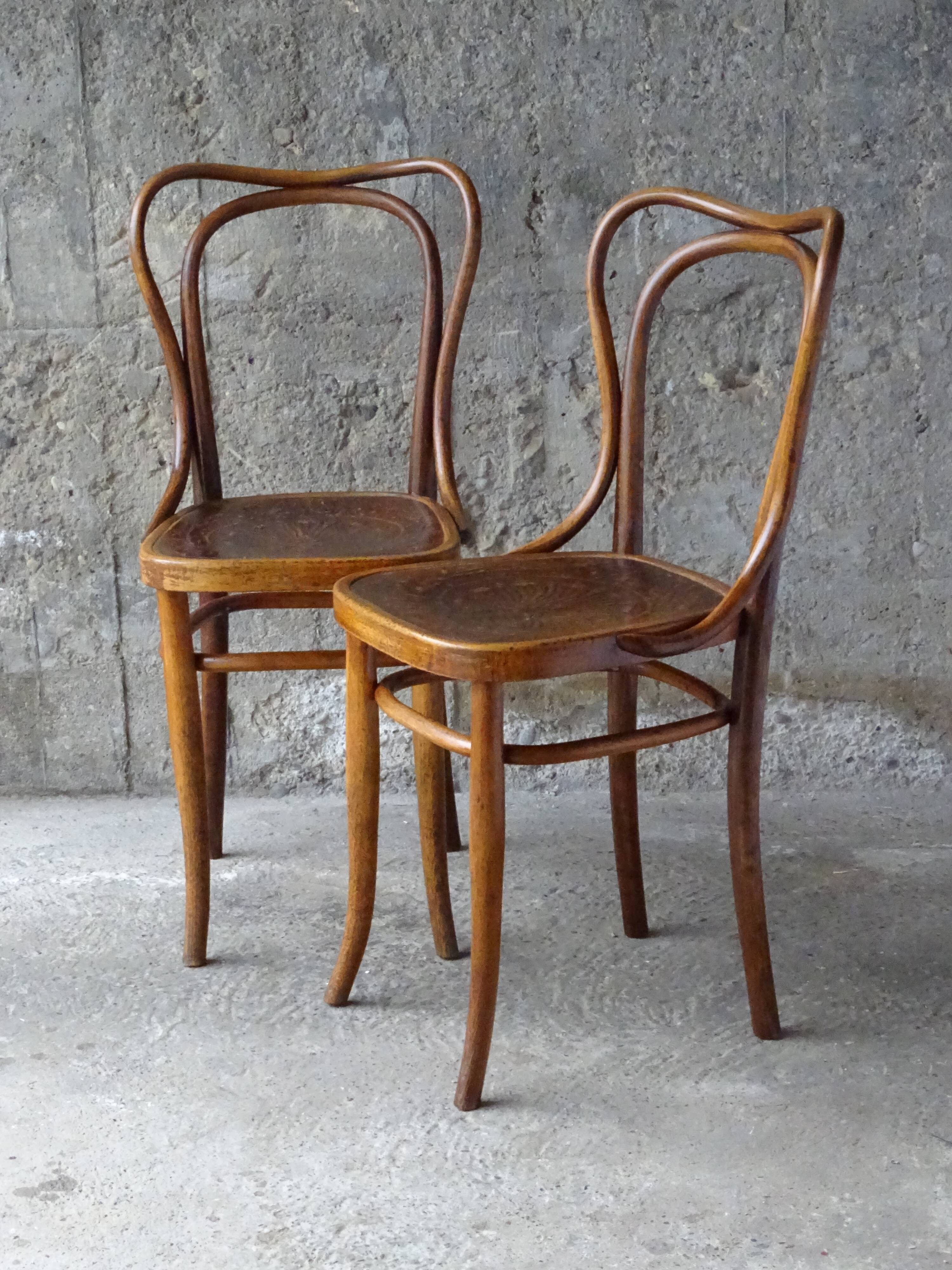 Chaises Kohn N°55 hauteu assise 46 cm