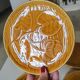 7 Sarreguemines water lily plates