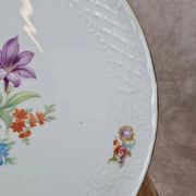 Grand plat à gâteau en porcelaine fine Schumann Germany 🇩🇪