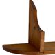 Vintage wooden wall rack bookshelf