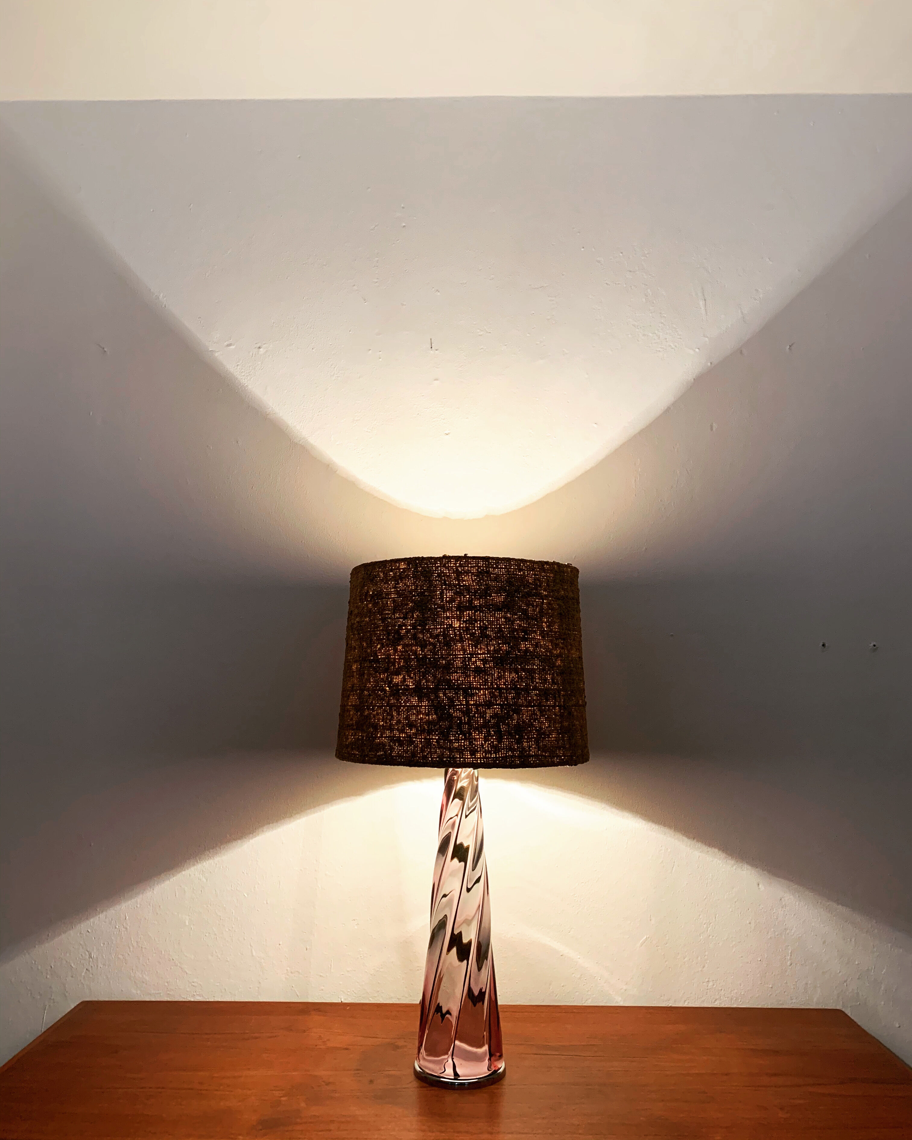 Large Murano glass table lamp