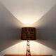 Large Murano glass table lamp