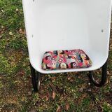 Pair of designer armchairs