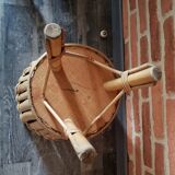 Ancient bamboo and rattan pot tripod cache