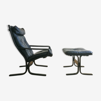 Siesta armchair and ottoman by Ingmar Relling