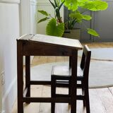 School desk and chair from the 1940s/50s.