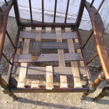 Paire de fauteuils "éventail"