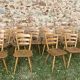 66 Scandinavian chairs or vintage wooden bistro